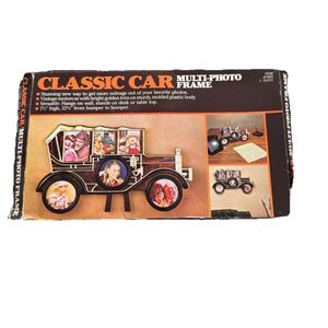 VTG Classic Car Picture Frame Multi Photo Frame 12.5" x 7.5" Retro